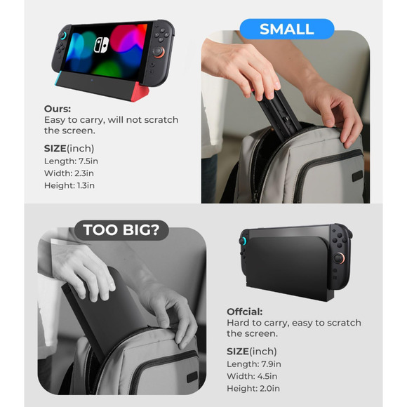 SIWIQU TV Dock 4K@120Hz HDMI Output Docking Station For Nintendo Switch 2 2025 - Picture 9 of 9
